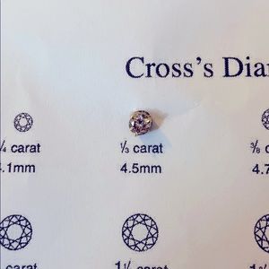 Diamond earrings 14k, 2/3 carats